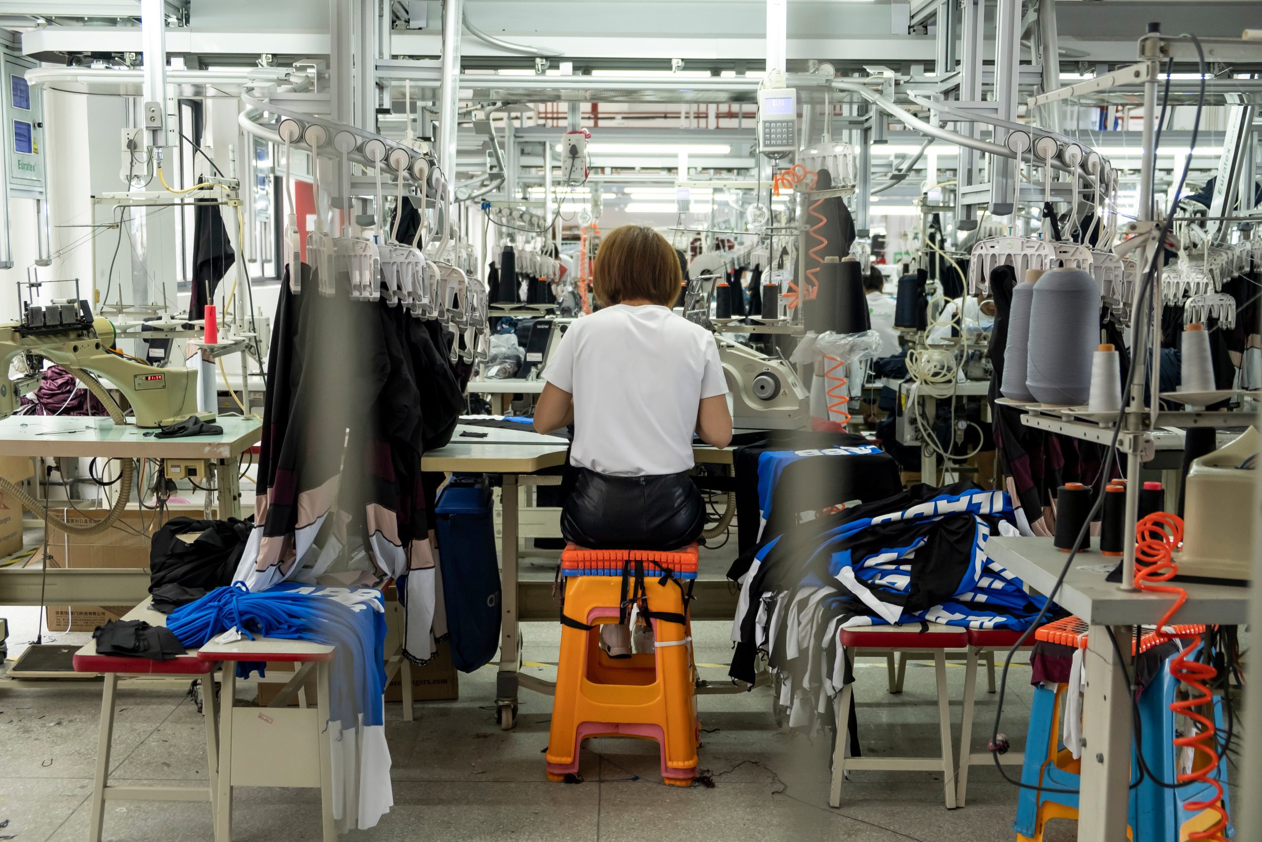Details in a Clothing Factory Details in a Clothing Factory